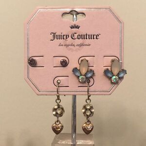Juicy Couture | Three Pair Earring Set